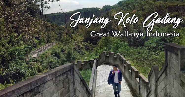 Janjang Saribu Canyon Great Wall via Kidalnarsis