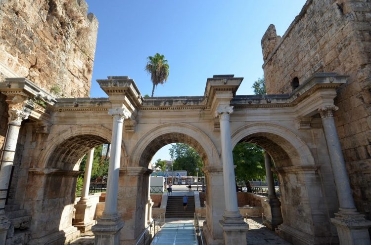 Hadrian’s Gate via Turkisgarchaeonews