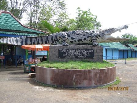 Objek Wisata Taman Buaya Indonesia Jaya di Bekasi
