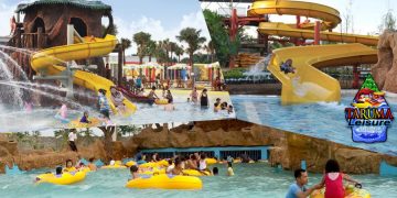 Tempat Liburan Keluarga Taruma Leisure Water Park di Karawang