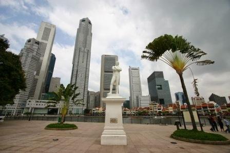 Wisata Raffles Landing Site di Singapura