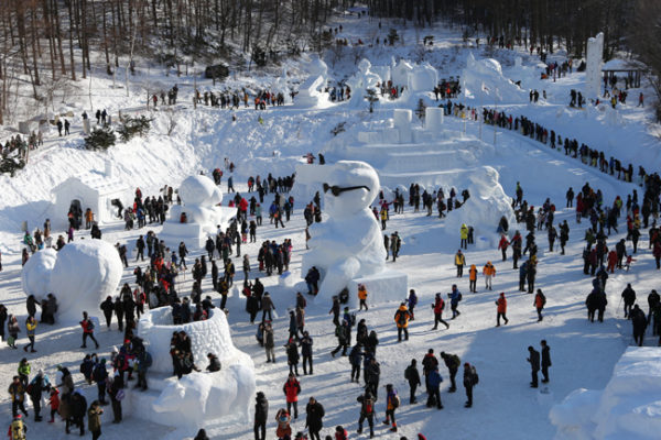 Taebaek Snow Festival - tempat wisata di Korea Selatan
