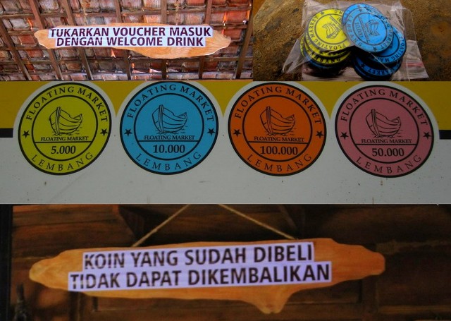 Koin Floating market lembang