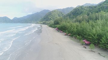 Pantai Cemara Ujung Batu Pasieraja