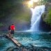 Wisata Air Terjun Slau via Kuta