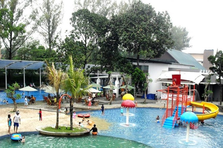 Kolam anak di Siliwangi Waterpark via wisatadibandung