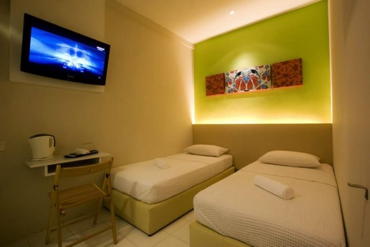 Twin Room Simms Boutique Hotel Bukit Bintang via Facebook - hotel murah di Kuala Lumpur