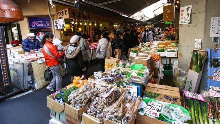 Tsukiji Fish Market via Japan Guide