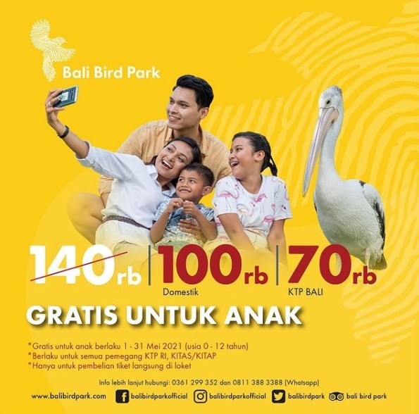 Harga Tiket Tiket Bali Bird Park