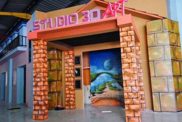 3D Art Studio Gumul Paradise Island Kedirivia IG @gpiwaterpark_kediri