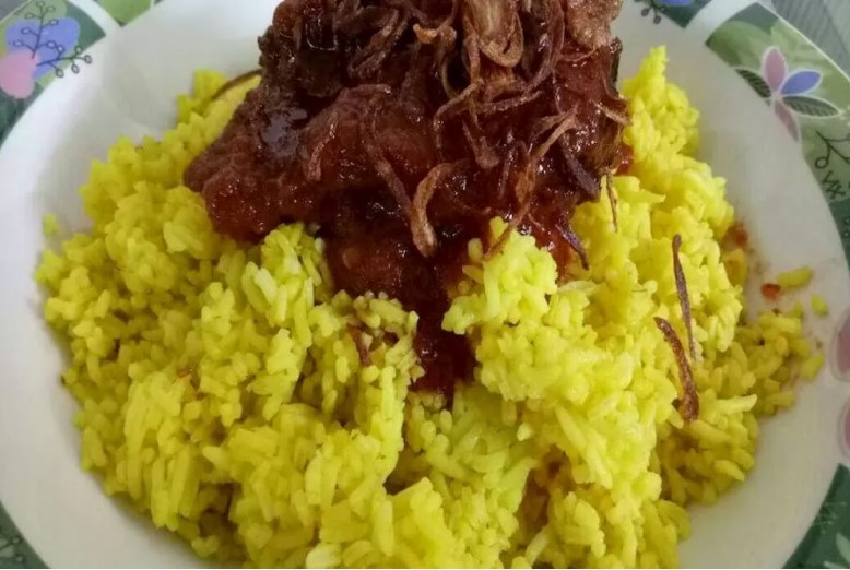 Nasi Kuning Banjar via Cookpad