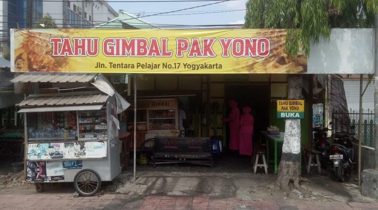 Tahu Gimbal Pak Yono via Grab Food