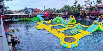 Wahana di Umbul Ponggok, Klaten via IG @umbul_pongok