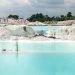 Indahnya tumpukan kaolin yang menyerupai bukit salju