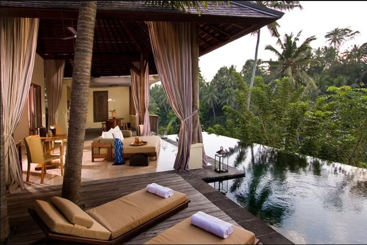 Komaneka Villa Bisma Ubud dengan Privat pool