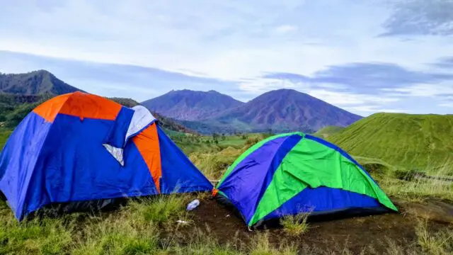 Camping Seru di di sekitar kawah wurung via Google Maps @Diana Rizki Latifah