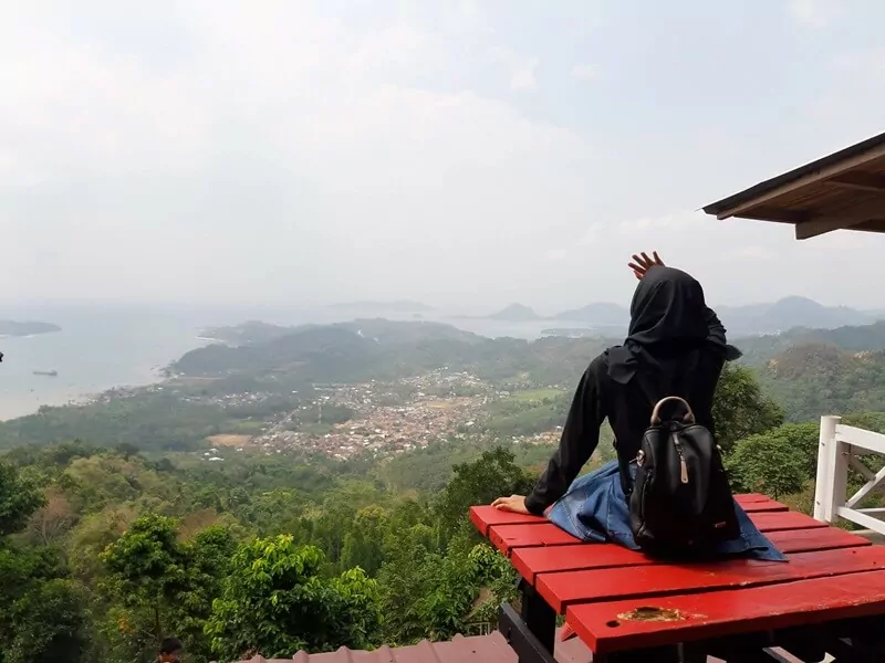Menyaksikan View Menawan dari Gardu Pandang via Google maps @Rahma Utami