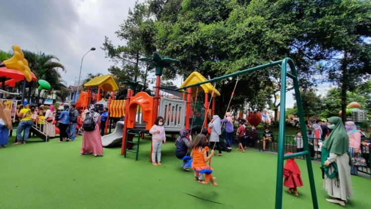 Playground yang aman dan nyaman untuk anak-anak Dok Pribadi Fatma Roisatin Nadhiroh