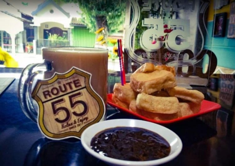Route 55 Cafe via Google My Business - Tempat Nongkrong di Blitar