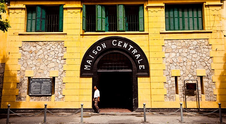 Hoa Lo Prison Museum via Adventurejourney