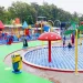 Kolam untuk anak kecil dengan arena playground papan seluncur dan ember tumpah via Google Maps Dolphin Tugu Waterpark