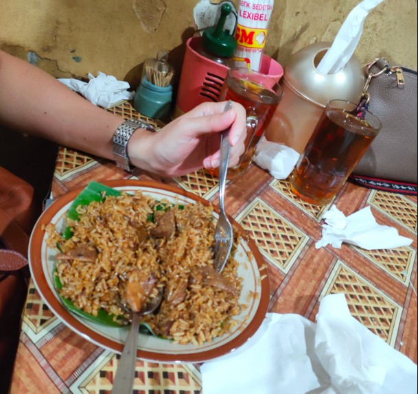 Nasi Goreng Babat Pak Sumarsono nikolas chandra