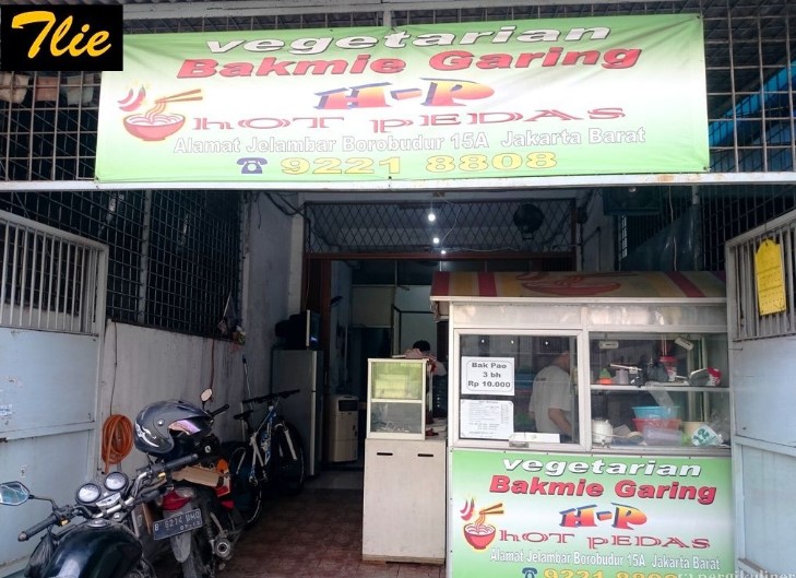 Bakmie Garing Vegetarian Pergi Kuliner